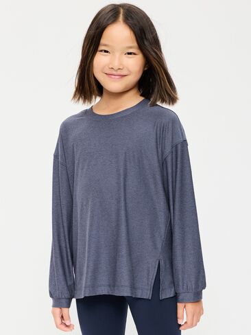 Old Navy CloudMotion Long-Sleeve Tunic T-Shirt for Girls - Swept Away in Kuwait
