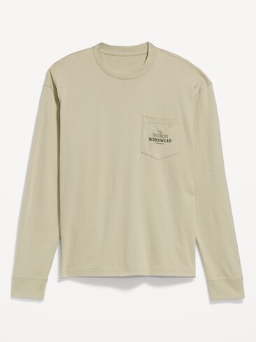 Old Navy Long-Sleeve Heavyweight Graphic T-Shirt - Elbow Grease in Kuwait