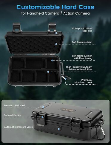 Camera Carrying Case, Waterproof Mini Case for Gopro Hero 13/12/11/10/9 in Saudi Arabia