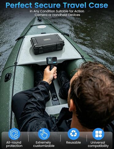Camera Carrying Case, Waterproof Mini Case for Gopro Hero 13/12/11/10/9 in Saudi Arabia