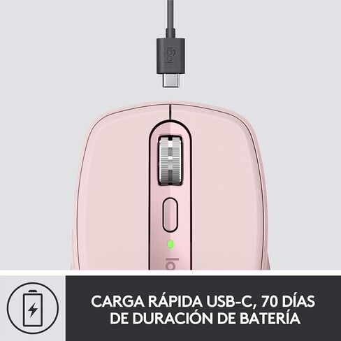 Logitech MX Anywhere 3 Compact Performance Wireless Mouse 4K DPI - Rose in Kuwait