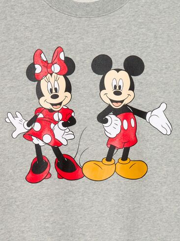 Old Navy Disney© Oversized Graphic Sweatshirt - Heather Gray in Kuwait