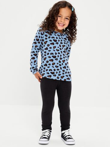 Old Navy Full-Length Leggings for Toddler Girls - Black Jack in Kuwait