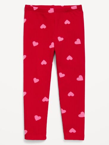Old Navy Full-Length Leggings for Toddler Girls - Red Hearts in Kuwait