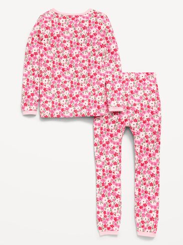 Old Navy SoftMode Printed Snug-Fit Pajama Set for Toddler & Baby - Ditsy Floral in Kuwait
