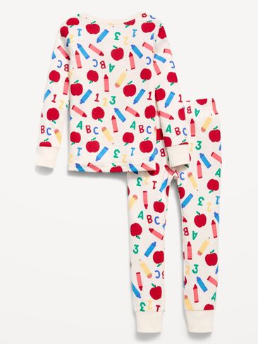 Old Navy Printed Snug-Fit Pajama Set for Toddler & Baby - Art School in Kuwait