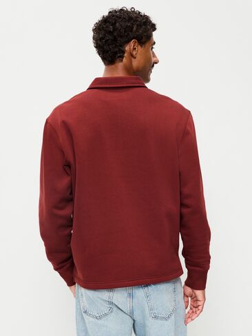 Old Navy Collared Fleece Quarter-Zip Pullover - Russet Brown in Kuwait