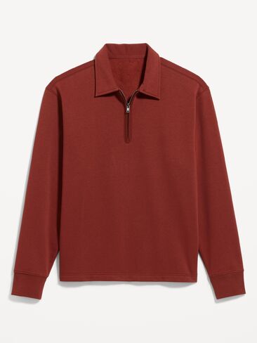 Old Navy Collared Fleece Quarter-Zip Pullover - Russet Brown in Kuwait