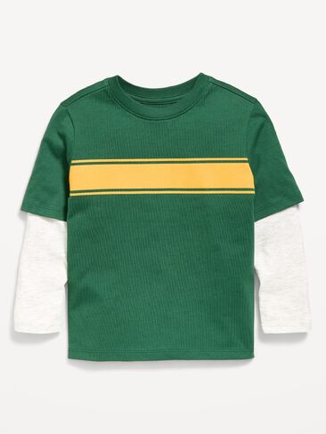 Old Navy 2-in-1 T-Shirt for Toddler Boys - Field of Greens in Kuwait