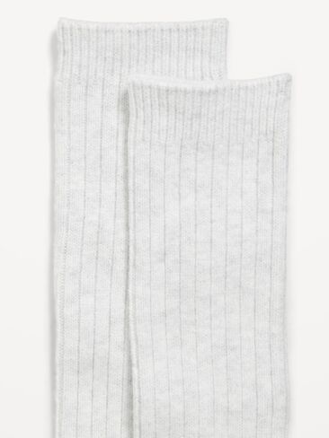 Old Navy Knee-High Boot Socks for Women - Light Heather Gray in Kuwait