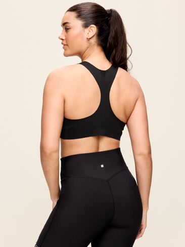 Old Navy PowerSoft Molded Cup Racerback Bra - Black Jack in Kuwait
