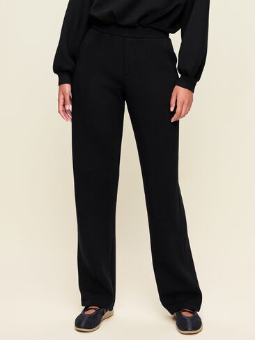 Old Navy High-Waisted Bounce Fleece Trouser Sweatpants - Black Jack in Kuwait