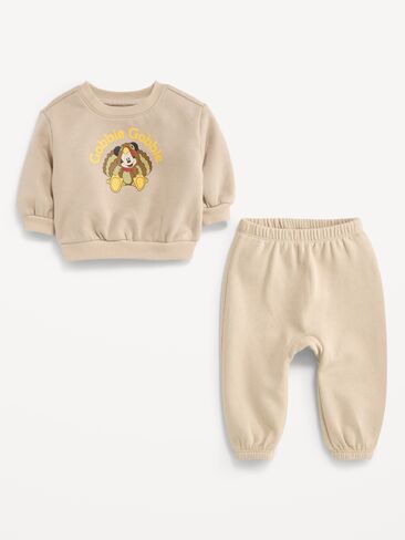 Old Navy Disney© Crew-Neck Sweatshirt and Sweatpants Set for Baby - Mickey Mouse in Kuwait