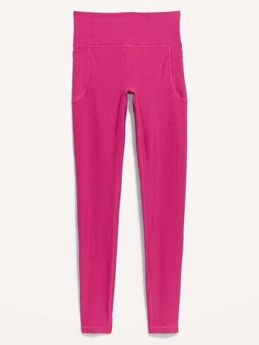Old Navy Extra-High Waisted PowerSoft Boundless Full-Length Pocket Leggings - Dragonfruit in Kuwait