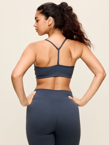 Old Navy Light Support StudioSmooth Y-Back Sports Bra - Dusk Navy in Kuwait