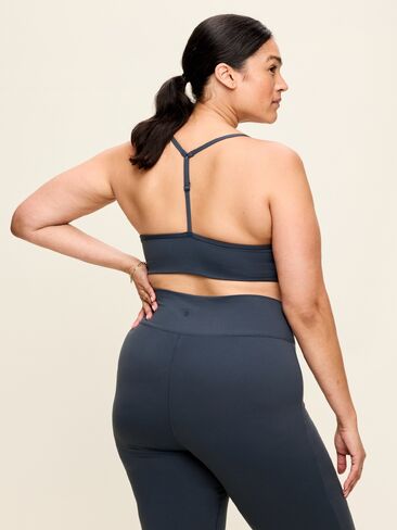 Old Navy Light Support StudioSmooth Y-Back Sports Bra - Dusk Navy in Kuwait