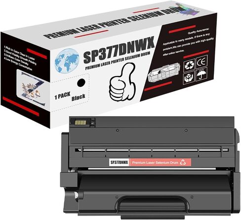 Compatible for Ricoh SP377DNWX High Yield Replacement Toner Cartridge (with Chip) Toner Cartridges Work for Ricoh SP377DNWX SP377SFNWX SP377SNWX Printers in Kuwait