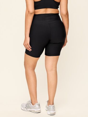 Old Navy Extra-High Waisted PowerSoft Boundless Pocket Biker Shorts-- 8-inch inseam - No Front Seam - Black Jack in Kuwait
