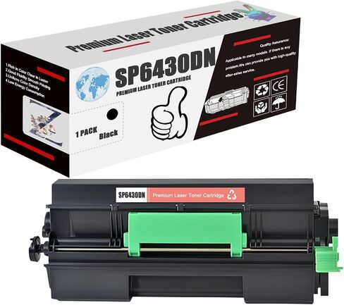 Replacement High Yield Toner Cartridge (with Chip) Compatible for Ricoh SP6430DN Toner Cartridge,Work for Ricoh SP6430 SP6430M SP6420 SP6420M Printers in Kuwait