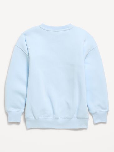 Old Navy The Rolling Stones™ Oversized Graphic Tunic Sweatshirt for Girls - Contrail in Kuwait