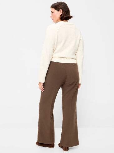Old Navy High-Waisted Patch Pocket Flare Pants - Earthen in Kuwait
