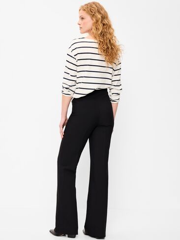 Old Navy High-Waisted Patch Pocket Flare Pants - Black Jack in Kuwait
