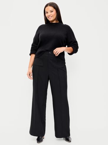 Old Navy High-Waisted Patch Pocket Flare Pants - Black Jack in Kuwait