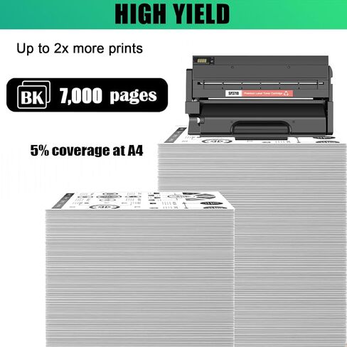 Replacement High Yield Toner Cartridge (with Chip) Compatible for Ricoh SP3710 Toner Cartridge,Work for Ricoh SP3710SF SP3710DN Printers in Kuwait