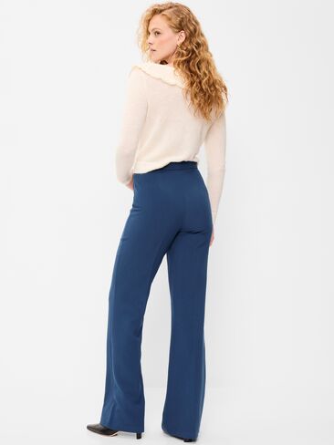 Old Navy High-Waisted Patch Pocket Flare Pants - Gothic Blue in Kuwait
