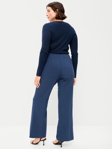 Old Navy High-Waisted Patch Pocket Flare Pants - Gothic Blue in Kuwait