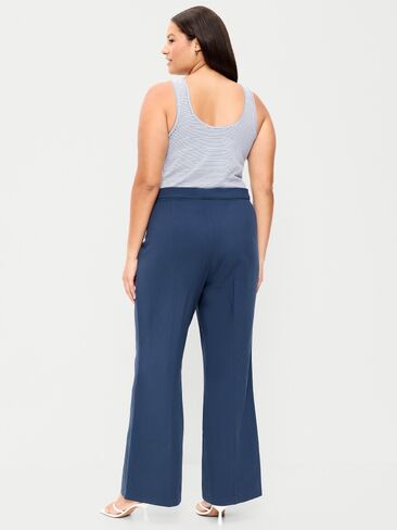 Old Navy High-Waisted Patch Pocket Flare Pants - Gothic Blue in Kuwait
