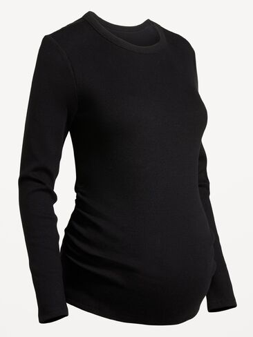 Old Navy Maternity Snug Long-Sleeve T-Shirt - Black Jack in Kuwait