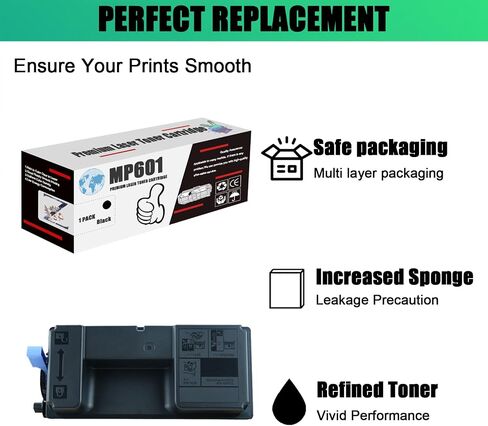 MP601 High Yield Replacement Toner Cartridge (with Chip) Compatible for Ricoh Toner Cartridge Work for Ricoh MP501SPF MP501SPFG MP501SPFTL Printers in Kuwait