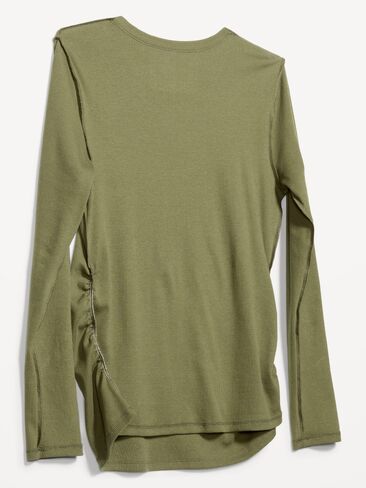 Old Navy Maternity Snug Long-Sleeve T-Shirt - Hearthwood in Kuwait