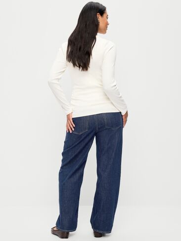 Old Navy Maternity Low-Rise OG Loose Jeans - Heritage Rinse in Kuwait