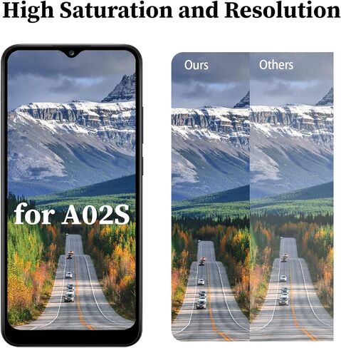 for Samsung A02S LCD Screen Replacement with Frame Ear Speaker in Kuwait