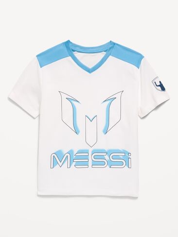 Old Navy Messi™ Lifestyle Jersey T-Shirt for Boys - Bright White in Kuwait