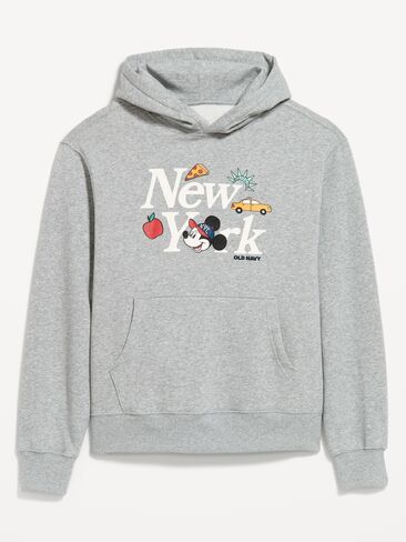 Old Navy Old Navy x Disney Mickey Mouse Hoodie for Men - Mickey Mouse Gray in Kuwait