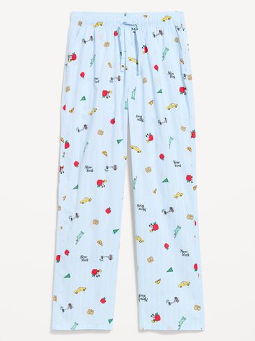 Old Navy Old Navy x Disney Poplin Pajama Pants for Men - New York in Kuwait