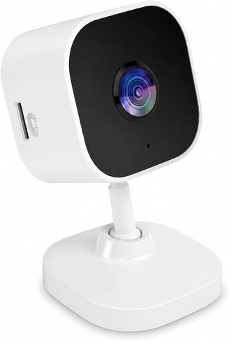 Desk Camera for Watching Pets While at Work, Small Indoor Camera 2K Resolution, Dual Band WiFi Connectivity, Motion Detection with Instant Notifications, IR Night Vision, Two-Way Communication in Kuwait