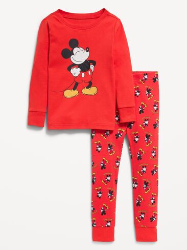 Old Navy Disney© Unisex Snug-Fit  Pajama Set for Toddler & Baby - Mickey Mouse in Kuwait