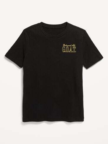 Old Navy Muhammad Ali™ Gender-Neutral Graphic T-Shirt for Kids - Black Jack in Kuwait
