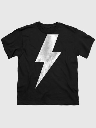Old Navy ACDC Bolt Print Graphic T-Shirt for Kids - BLACK in Kuwait