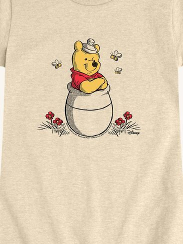 Old Navy Winnie The Pooh And Bees Short Sleeve Graphic T-Shirt For Toddlers - BIRCH in Kuwait
