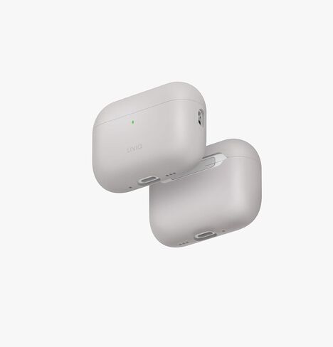 UNIQ LINO Airpods Pro 3 Case (2025 Ivory White) Soft Silicon Smooth Pouch in Saudi Arabia