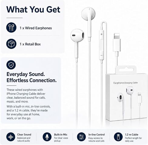 Type-C in-Ear Wired Headphones with Inline Remote and Noise-Reducing Mic for Calls Gaming and Control Music& Volume Control On Most USB-C Devices in Kuwait