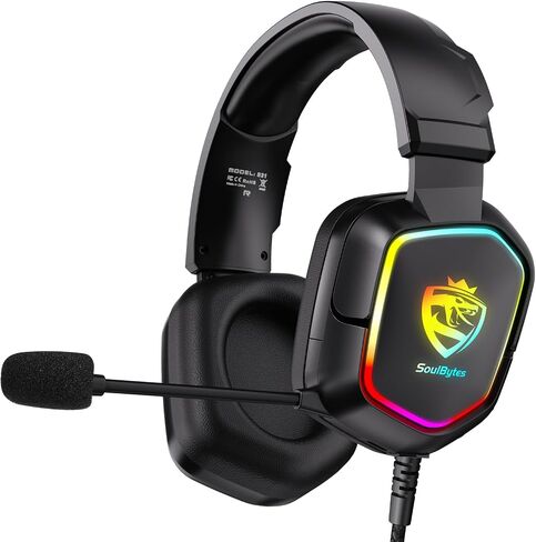 Wired Gaming Headset for PS5 PS4 Xbox Series X|S PC Switch, 50mm Drivers in Kuwait