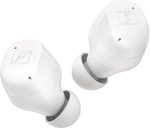 Sennheiser Consumer Audio Momentum True Wireless 3 Earbuds -Bluetooth in-Ear Headphones with Adaptive Noise Cancellation, IPX4, Qi Charging, 28-Hour Battery Life, White 509181 (Renewed) in Kuwait