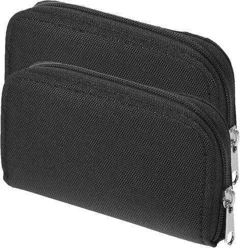 VALICLUD 2pcs Memory Card Case Holder with 22 Slots, Portable Small Capacity Storage Organizer Box for Photographers and Travelers, Black Compact Memory Card Protector Bag in Kuwait