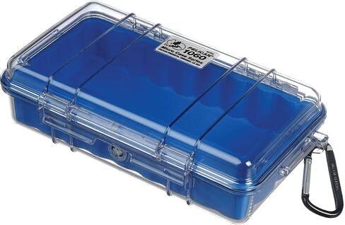 Pelican 1060 Micro Case - for iPhone, Cell Phone, GoPro, Camera, and More (Blue/Clear) in Kuwait